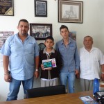 Alumnos y organizadores de la actividad.